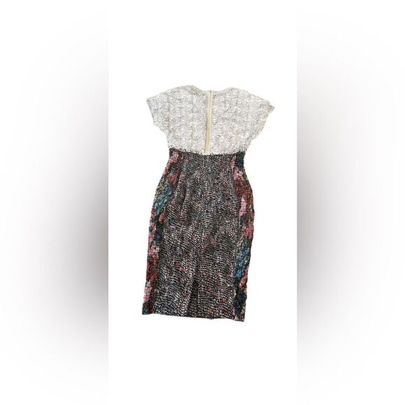 Anthropology Beguile by Byron Lars Eyelet Lace Sheath dress Sz 0 - Picture 4 of 5